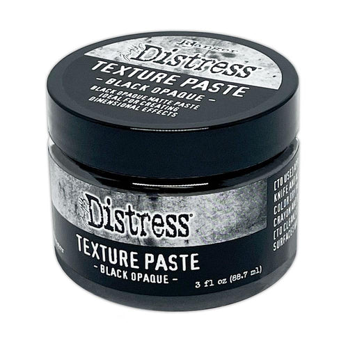 Distress Black Opaque Texture Paste