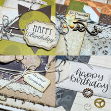 Load image into Gallery viewer, 10 Greeting Cards scrapbook kit