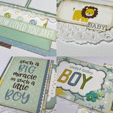 Load image into Gallery viewer, Sweet Baby Boy scrapbook page kit