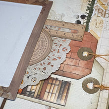 Load image into Gallery viewer, Academia scrapbook page kit