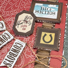 Load image into Gallery viewer, Blame it on the Boots scrapbook page kit