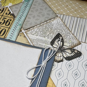 Be Happy scrapbook page kit