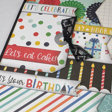 Load image into Gallery viewer, It’s Your Birthday scrapbook page kit