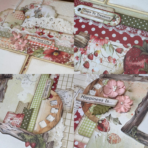 Happiness Is… scrapbook page kit