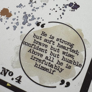 The Power of a Man scrapbook page kit