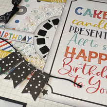 Load image into Gallery viewer, It’s Your Birthday scrapbook page kit
