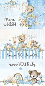 Oh Baby Boy scrapbook page kit