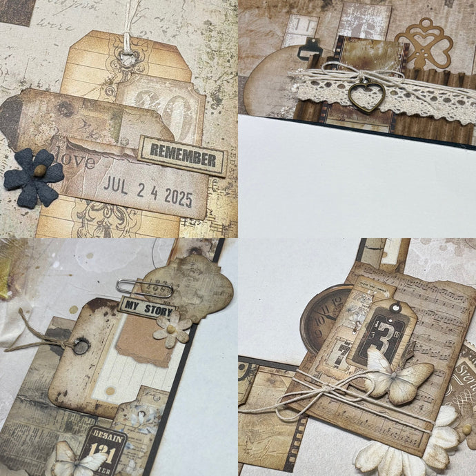 Natural Beauty scrapbook page kit