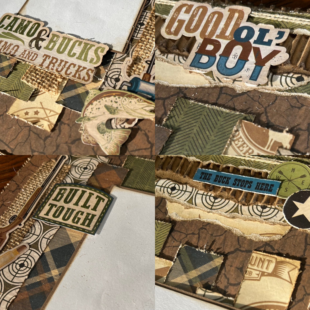 Good Ol’ Boy scrapbook page kit