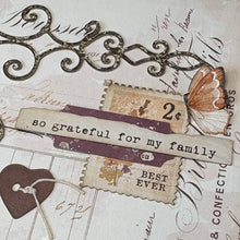 Load image into Gallery viewer, So Grateful For My Family scrapbook page kit