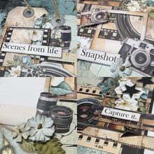 Load image into Gallery viewer, Capture It scrapbook page kit