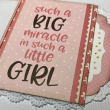 Load image into Gallery viewer, Sweet Baby Girl scrapbook page kit