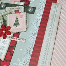 Load image into Gallery viewer, Merry Christmas scrapbook page kit