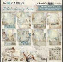 Load image into Gallery viewer, Faded Memory Lane scrapbook page kits