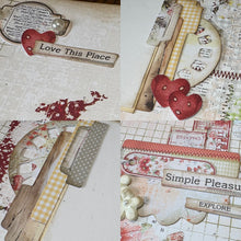 Load image into Gallery viewer, Happiness Is… scrapbook page kit