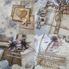Load image into Gallery viewer, Faded Memory Lane scrapbook page kits