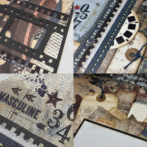 The Power of a Man scrapbook page kit