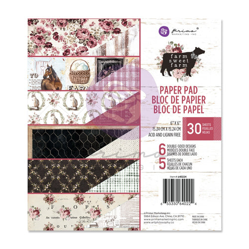 Prima Marketing 6 x 6 Farm Sweet Farm Paper