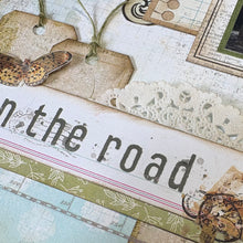 Load image into Gallery viewer, On the Road scrapbook page kit