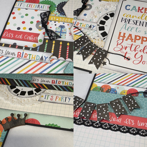 It’s Your Birthday scrapbook page kit