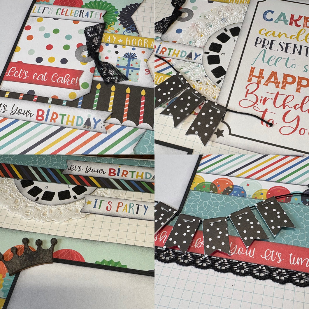 It’s Your Birthday scrapbook page kit