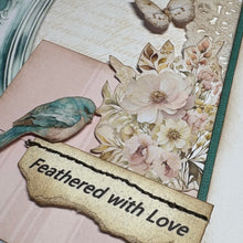 Load image into Gallery viewer, Feathered with Love scrapbook page kit