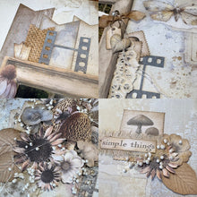 Load image into Gallery viewer, Faded Memory Lane scrapbook page kits