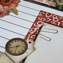 Load image into Gallery viewer, School Days scrapbook page kit