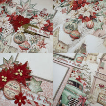 Load image into Gallery viewer, Merry &amp; Joy scrapbook page kit
