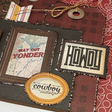 Load image into Gallery viewer, Blame it on the Boots scrapbook page kit