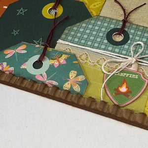 Let’s Go Camping scrapbook page kit