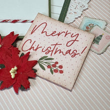 Load image into Gallery viewer, Merry Christmas scrapbook page kit