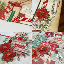 Load image into Gallery viewer, Tis the Season scrapbook page kit