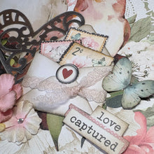 Load image into Gallery viewer, Love Captured scrapbook page kit