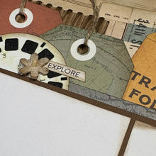 Load image into Gallery viewer, Travel is My Therapy scrapbook page kit