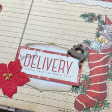 Load image into Gallery viewer, Naughty or Nice List scrapbook page kit