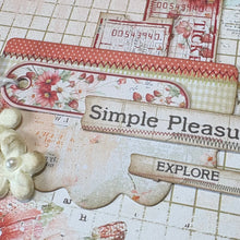Load image into Gallery viewer, Happiness Is… scrapbook page kit