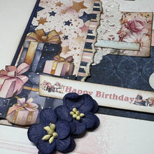 Load image into Gallery viewer, Happy Birthday scrapbook page kit