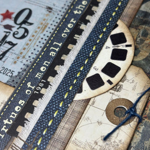 The Power of a Man scrapbook page kit