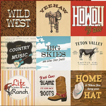 Load image into Gallery viewer, Blame it on the Boots scrapbook page kit