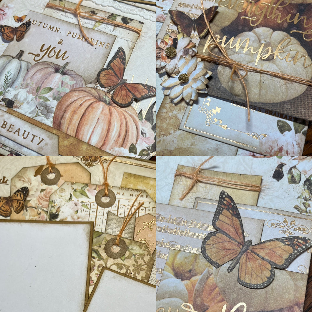 Autumn, Pumpkins & You scrapbook page kit