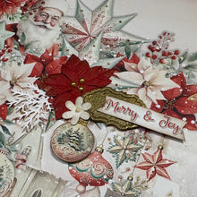 Load image into Gallery viewer, Merry &amp; Joy scrapbook page kit