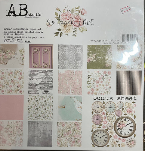 AB Studio paper pad - So Much Love