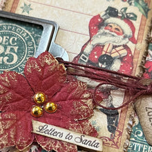 Load image into Gallery viewer, Vintage Christmas Card scrapbook kit