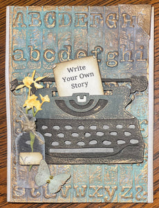Write Your Own Story card scrapbook kit