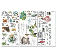 Load image into Gallery viewer, On the Road scrapbook page kit