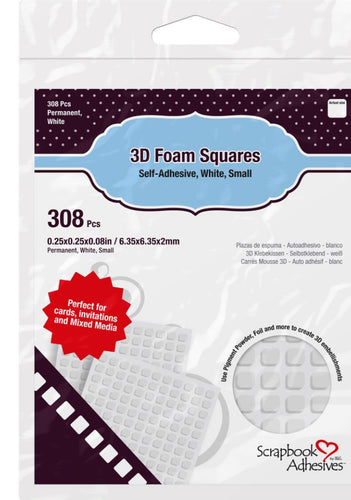 308 Foam Squares White