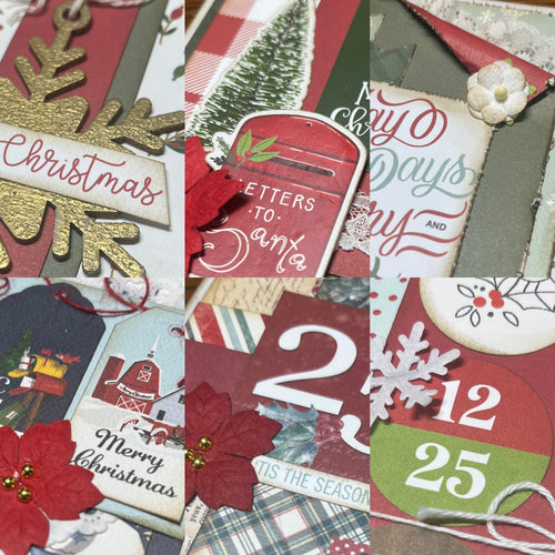 The Ultimate Christmas Cards Galore scrapbook card kit