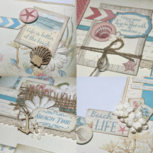 Load image into Gallery viewer, Beach Life scrapbook page kit