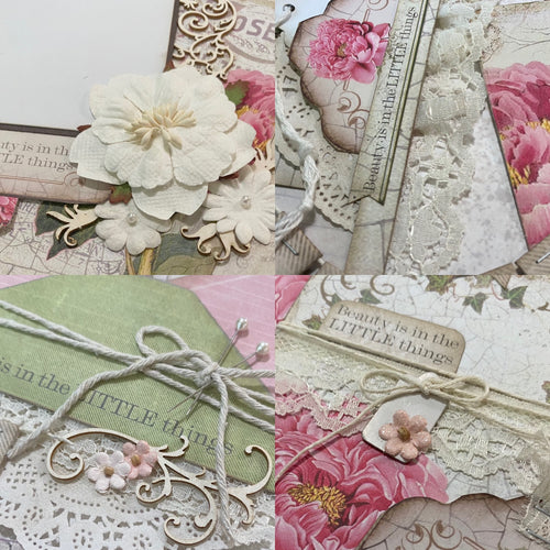 Beauty is in the Little Things scrapbook page kit